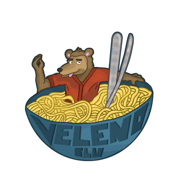 T-Shirt - Pasta Bear - Veleno Blu